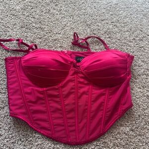 Say What? Hot Pink Crop Top